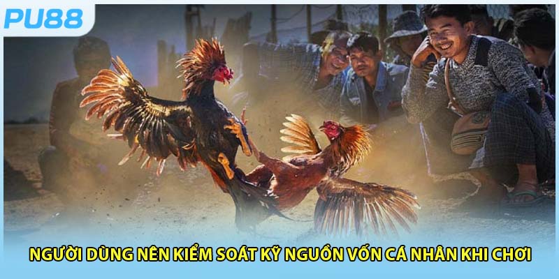 Người dùng nên kiểm soát kỹ nguồn vốn cá nhân khi chơi