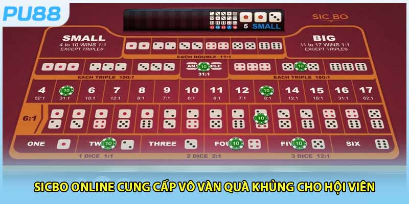 Sicbo online cung cấp vô vàn quà khủng cho hội viên